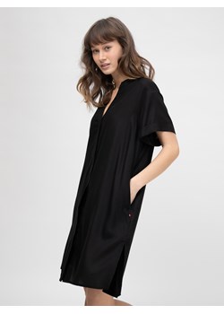 Zwiewna sukienka damska oversize czarna Luminia 906 ze sklepu Big Star w kategorii Sukienki - zdjęcie 133514130