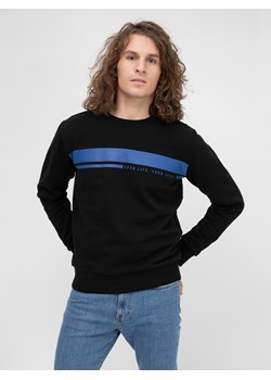 Bluza męska z nadrukiem czarna Jorah 906 ze sklepu Big Star w kategorii Bluzy męskie - zdjęcie 133514193