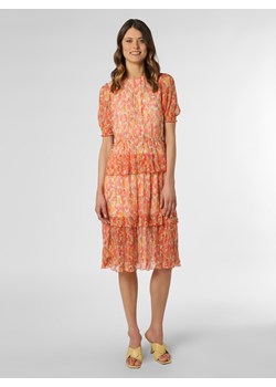 Marc Cain Collections Sukienka damska Kobiety Sztuczne włókno pomarańczowy wzorzysty ze sklepu vangraaf w kategorii Sukienki - zdjęcie 133623481