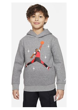 Bluza z kapturem dla małych dzieci Jordan - Szary ze sklepu Nike poland w kategorii Bluzy chłopięce - zdjęcie 133636372