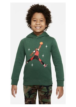 Bluza z kapturem dla małych dzieci Jordan - Zieleń ze sklepu Nike poland w kategorii Bluzy chłopięce - zdjęcie 133636373