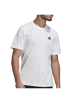 Koszulka adidas Essentials Embroidered Small Logo GK9640 - biała ze sklepu streetstyle24.pl w kategorii T-shirty męskie - zdjęcie 133661851