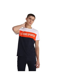 T-shirt męski Le Coq Sportif z krótkim rękawem z bawełny 