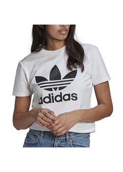 Koszulka adidas Originals Adicolor Classics Trefoil Tee GN2899 - biała ze sklepu streetstyle24.pl w kategorii Bluzki damskie - zdjęcie 133664790