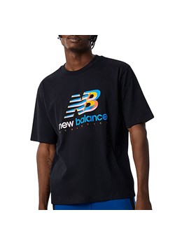 Koszulka New Balance MT21503BK - czarna ze sklepu streetstyle24.pl w kategorii T-shirty męskie - zdjęcie 133664854