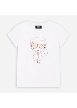 Koszulka dziecięca Karl Lagerfeld Short Sleeves Tee-Shirt Z15359 10B ze sklepu sneakerstudio.pl w kategorii Bluzki dziewczęce - zdjęcie 133672680