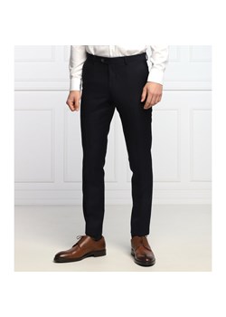 Oscar Jacobson Wełniane spodnie Denz | Slim Fit ze sklepu Gomez Fashion Store w kategorii Spodnie męskie - zdjęcie 133692973
