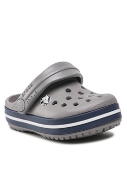 Klapki Crocs - Crocband Clog T 207005 Fumee/Blue Marine ze sklepu eobuwie.pl w kategorii Buciki niemowlęce - zdjęcie 133931523