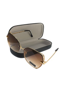 Okulary damskie przeciwsłoneczne CODE ze sklepu JK-Collection w kategorii Okulary przeciwsłoneczne damskie - zdjęcie 133936124
