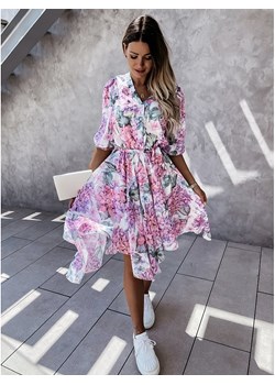 Sukienka w kolorze różowo-białym ze sklepu Limango Polska w kategorii Sukienki - zdjęcie 133964583