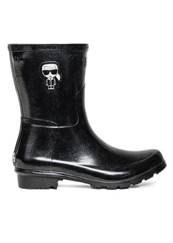 Kalosze damskie czarne Karl Lagerfeld Kalosh Ikonic Midi ze sklepu Sneaker Peeker w kategorii Kalosze damskie - zdjęcie 134004191