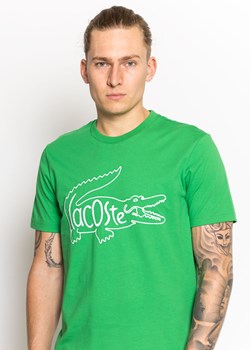 T-shirt męski Lacoste zielony z krótkim rękawem 
