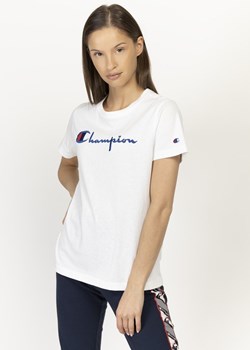 Koszulka damska Champion Script Logo Crew Neck T-Shirt (110992-WW001) ze sklepu Sneaker Peeker w kategorii Bluzki damskie - zdjęcie 134010161