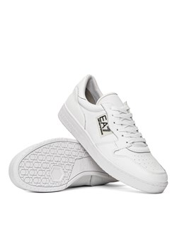 Białe buty sportowe męskie Emporio Armani wiązane 