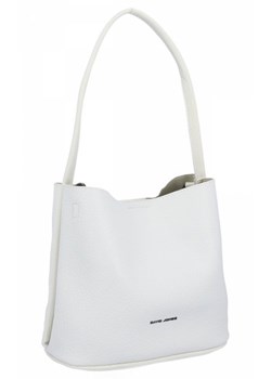 Uniwersalne Torebki Damskie firmy David Jones Biała (kolory) ze sklepu PaniTorbalska w kategorii Torby Shopper bag - zdjęcie 134197224