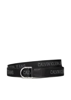 Calvin Klein Jeans Pasek Damski Slider D-Ring Belt 30Mm K60K608362 Czarny ze sklepu MODIVO w kategorii Paski damskie - zdjęcie 134254540