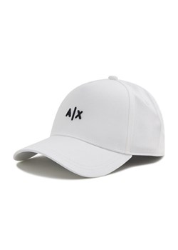 Białe czapka z daszkiem damska Armani Exchange 