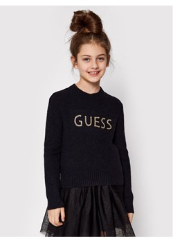 Czarny sweter dziewczęcy Guess 