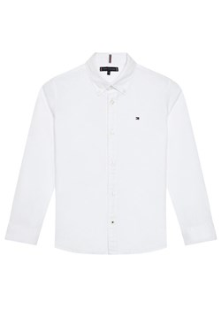 Biała koszula chłopięca Tommy Hilfiger na wiosnę 