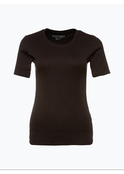 brookshire T-shirt damski Kobiety Bawełna czarny jednolity ze sklepu vangraaf w kategorii Bluzki damskie - zdjęcie 134377553