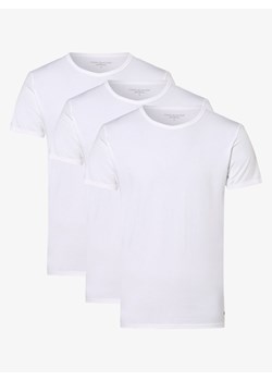Tommy Hilfiger T-shirty pakowane po 3 szt. Mężczyźni Bawełna biały jednolity ze sklepu vangraaf w kategorii Podkoszulki męskie - zdjęcie 134377583