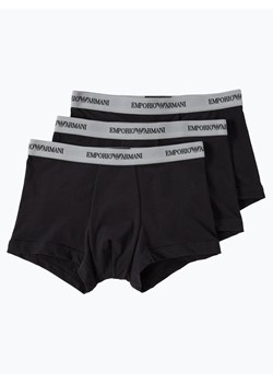 Emporio Armani Obcisłe bokserki Emporio Armani Mężczyźni Bawełna czarny jednolity ze sklepu vangraaf w kategorii Majtki męskie - zdjęcie 134377602