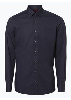 Finshley & Harding Koszula męska Mężczyźni Slim Fit Bawełna antracytowy jednolity ze sklepu vangraaf w kategorii Koszule męskie - zdjęcie 134377672