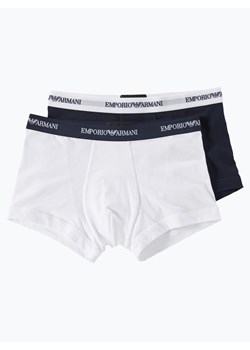 Emporio Armani Obcisłe bokserki pakowane po 2 szt. Mężczyźni Bawełna granatowy jednolity ze sklepu vangraaf w kategorii Majtki męskie - zdjęcie 134377683