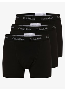 Calvin Klein Obcisłe bokserki pakowane po 3 szt. Mężczyźni Bawełna czarny jednolity ze sklepu vangraaf w kategorii Majtki męskie - zdjęcie 134377712