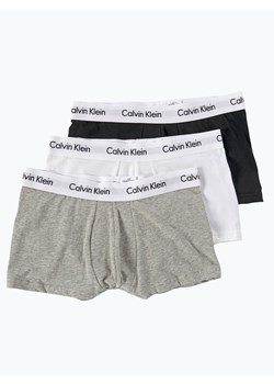 Calvin Klein Obcisłe bokserki pakowane po 3 szt. Mężczyźni Bawełna melanżowy jednolity ze sklepu vangraaf w kategorii Majtki męskie - zdjęcie 134377791