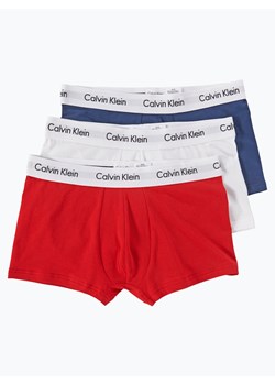 Calvin Klein Obcisłe bokserki pakowane po 3 szt. Mężczyźni Bawełna wielokolorowy jednolity ze sklepu vangraaf w kategorii Majtki męskie - zdjęcie 134377792