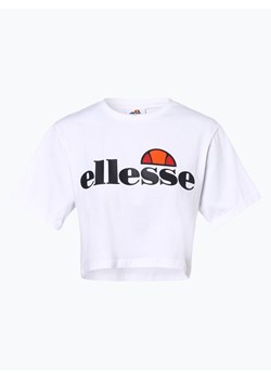 ellesse T-shirt damski Kobiety Bawełna biały nadruk ze sklepu vangraaf w kategorii Bluzki damskie - zdjęcie 134377980