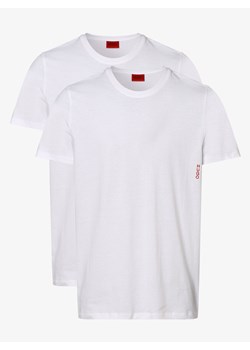 HUGO - T-shirty męskie pakowane po 2 szt., biały ze sklepu vangraaf w kategorii T-shirty męskie - zdjęcie 134377990