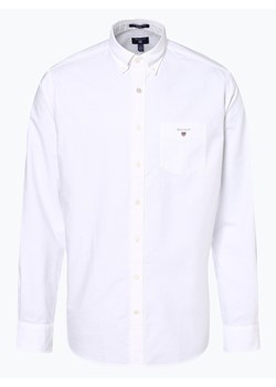 Gant - Koszula męska, biały ze sklepu vangraaf w kategorii Koszule męskie - zdjęcie 134378002