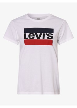 Levi's T-shirt damski Kobiety Bawełna biały nadruk ze sklepu vangraaf w kategorii Bluzki damskie - zdjęcie 134378051