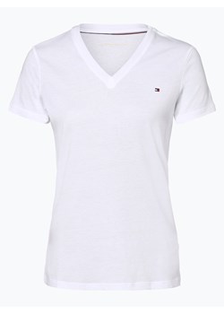 Tommy Hilfiger - T-shirt damski, biały ze sklepu vangraaf w kategorii Bluzki damskie - zdjęcie 134378184