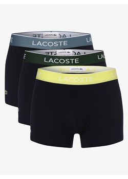 Lacoste Obcisłe bokserki pakowane po 3 szt. Mężczyźni Dżersej granatowy jednolity ze sklepu vangraaf w kategorii Majtki męskie - zdjęcie 134378463