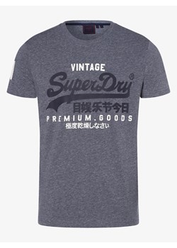 Superdry T-shirt męski Mężczyźni indygo nadruk ze sklepu vangraaf w kategorii T-shirty męskie - zdjęcie 134378693
