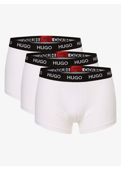 HUGO Obcisłe bokserki pakowane po 3 szt. Mężczyźni Bawełna biały jednolity ze sklepu vangraaf w kategorii Majtki męskie - zdjęcie 134378702