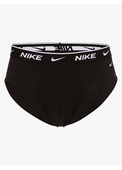 Nike Slipy pakowane po 3 szt. Mężczyźni Dżersej czarny jednolity ze sklepu vangraaf w kategorii Majtki męskie - zdjęcie 134378734