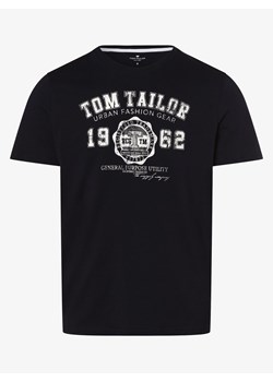 Tom Tailor T-shirt męski Mężczyźni Bawełna granatowy nadruk ze sklepu vangraaf w kategorii T-shirty męskie - zdjęcie 134379032