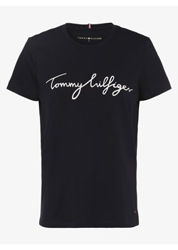 Tommy Hilfiger T-shirt damski Kobiety Dżersej granatowy nadruk ze sklepu vangraaf w kategorii Bluzki damskie - zdjęcie 134379262