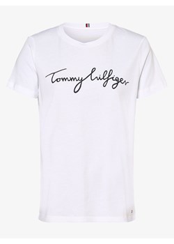 Tommy Hilfiger - T-shirt damski, biały ze sklepu vangraaf w kategorii Bluzki damskie - zdjęcie 134379263