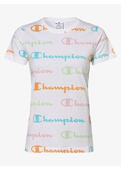 Champion T-shirt damski Kobiety Bawełna biały wzorzysty ze sklepu vangraaf w kategorii Bluzki damskie - zdjęcie 134379784