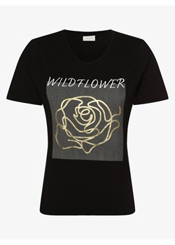 Vila T-shirt damski Kobiety Bawełna czarny nadruk ze sklepu vangraaf w kategorii Bluzki damskie - zdjęcie 134379791