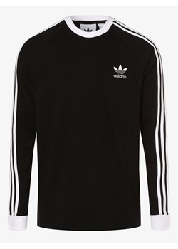 adidas Originals - Męska koszulka z długim rękawem, czarny ze sklepu vangraaf w kategorii T-shirty męskie - zdjęcie 134379991