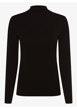 Vila Damska koszulka z długim rękawem Kobiety Dżersej czarny jednolity ze sklepu vangraaf w kategorii Bluzki damskie - zdjęcie 134380363