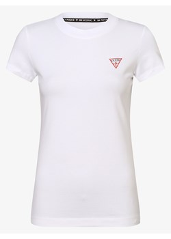 GUESS - T-shirt damski, biały ze sklepu vangraaf w kategorii Bluzki damskie - zdjęcie 134380470