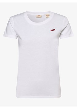Levi's T-shirt damski Kobiety Bawełna biały jednolity ze sklepu vangraaf w kategorii Bluzki damskie - zdjęcie 134380540