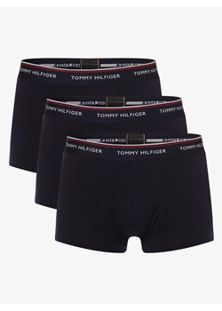 Tommy Hilfiger Obcisłe bokserki pakowane po 3 szt. Mężczyźni Bawełna granatowy jednolity ze sklepu vangraaf w kategorii Majtki męskie - zdjęcie 134380580